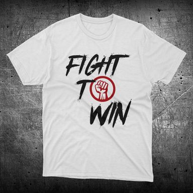MMA White Fight T-Shirt