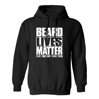 Beard Lives Matter Black Hoodie