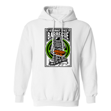 Astronaut Space Barbeque Join Us For The Party White Hoodie
