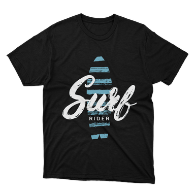 Surf Rider Black T-Shirt
