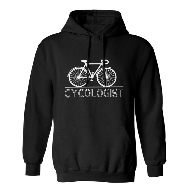 Perfect The Bicycle Cycologist Black Hoodie 