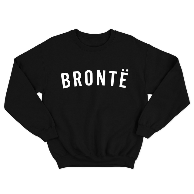 Bronte Literary Family Name Black Sweatshirt