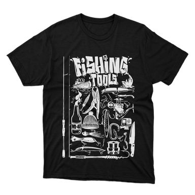 Fishing Tools Black T-Shirt