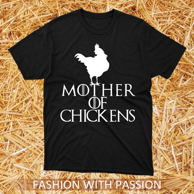 Mother Of Chickens Black T-Shirt