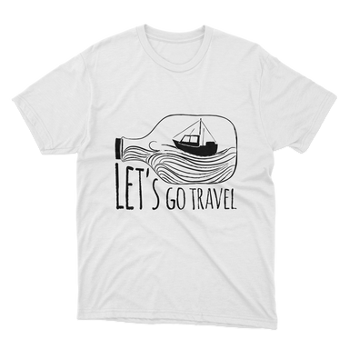 Sailing Let's Go Travel White T-Shirt