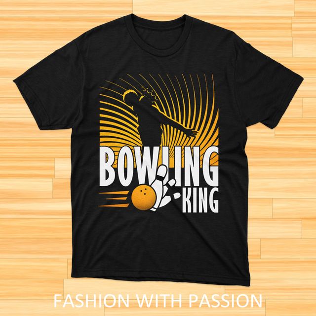 Bowling King Black T-Shirt