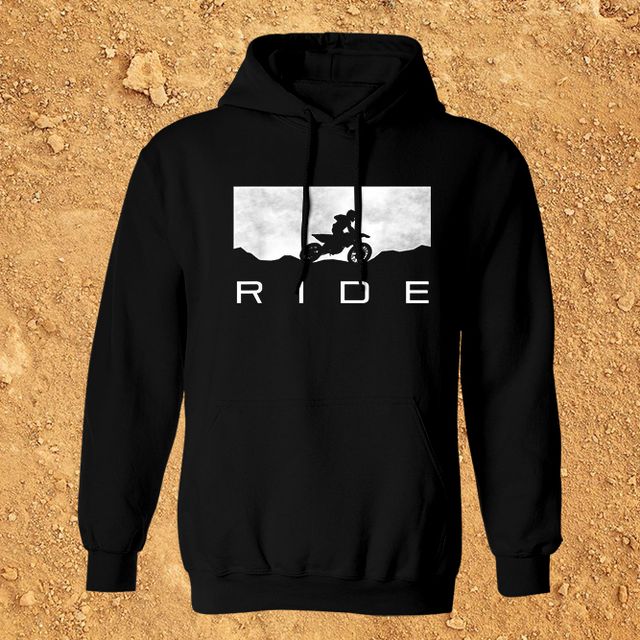 Ride Motocross Black Hoodie