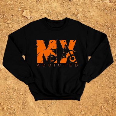 MX Motocross Black Sweatshirt