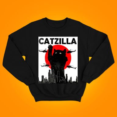 Catzilla Black Sweatshirt