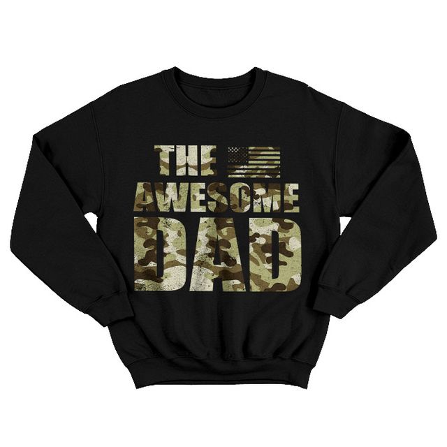 The Awesome Dad Black Sweatshirt