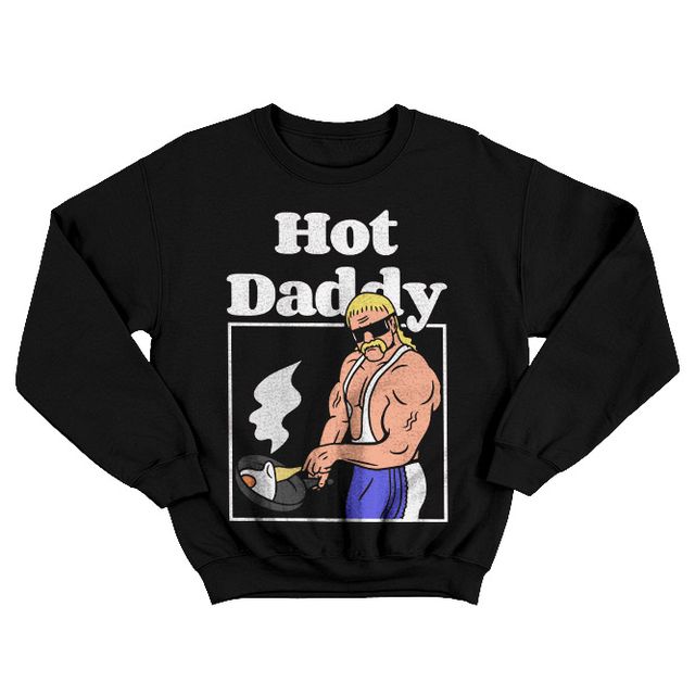 Hot Daddy Black Sweatshirt