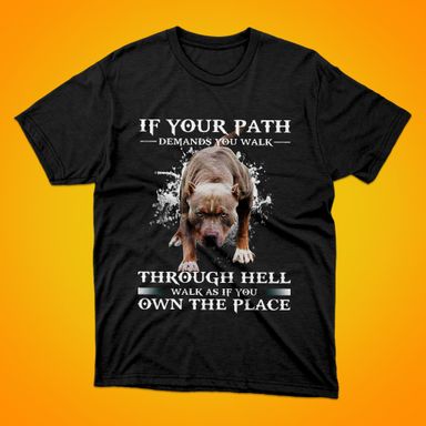 If Your Path Demands You Black T-Shirt
