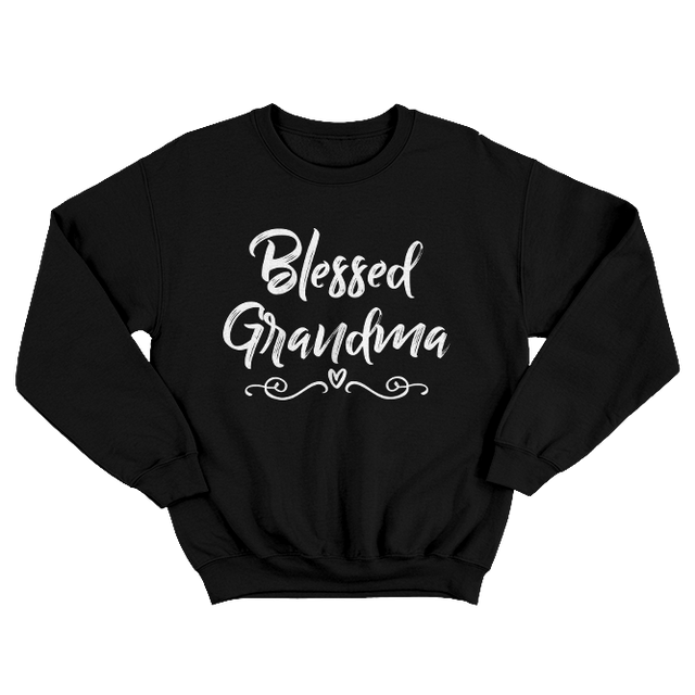 Blessed Grandparent Grandmother Black Sweatshirt