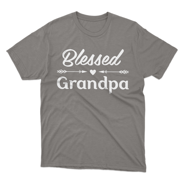 Blessed Grandpa Grey T-Shirt