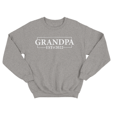 Promoted to Grandpa Grey Sweatshirt