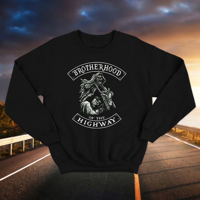 Brotherhood Of The Highway Black Sweatshirt