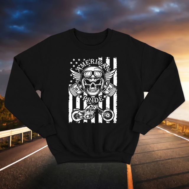 American Pride Black Sweatshirt