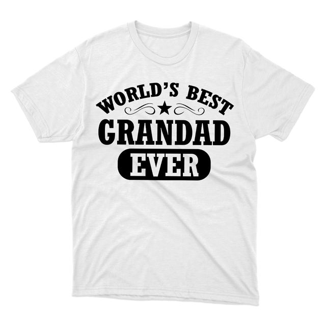 World's Best Grandad Ever White T-Shirt