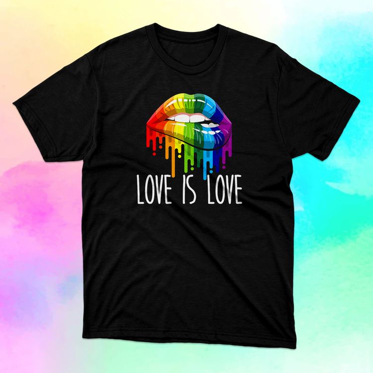Love Is Love Black TShirt Fan Made Fits