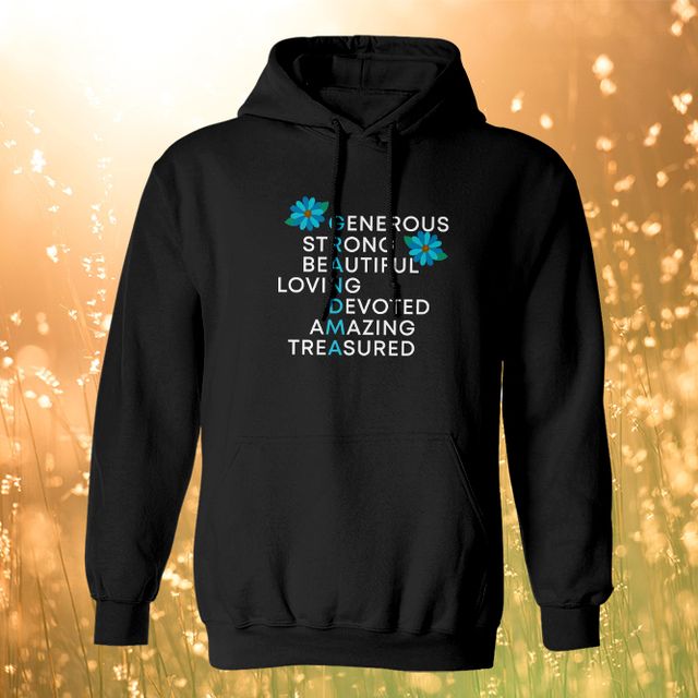 Women's Hoodie - Old Enough To Know Better (Black Logo)