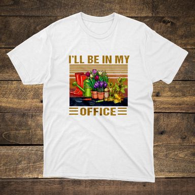 I’ll Be In My Office White T-Shirt