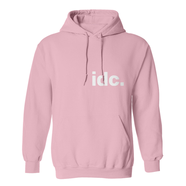 idc Light Pink Hoodie