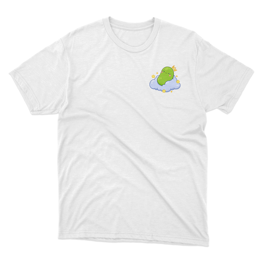 Happy Bean Pocket White T-Shirt