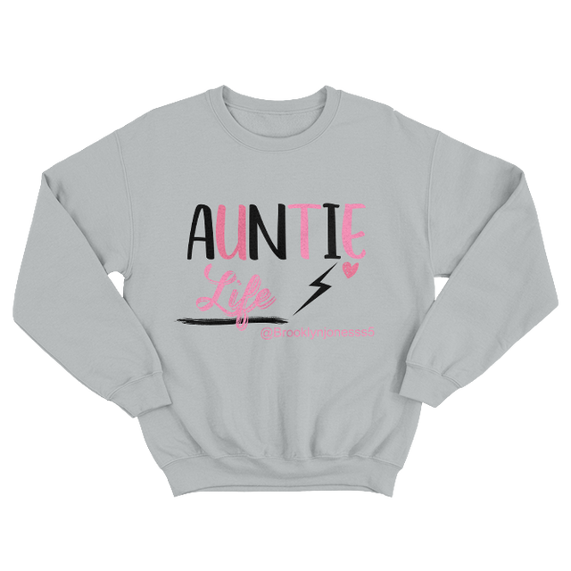 Auntie Life Gray Sweatshirt