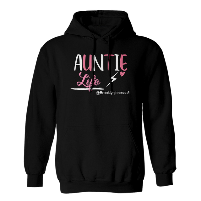 Auntie Life Black Hoodie