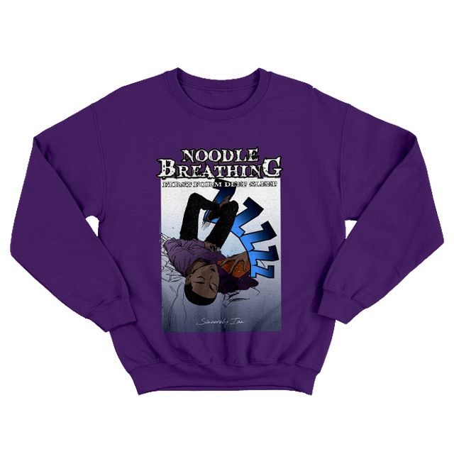 Noodle Breathing 1st Form: Deep Sleep Purple Sweatshirt