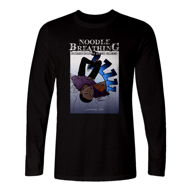 Noodle Breathing 1st Form: Deep Sleep Black Long Sleeved Shirt