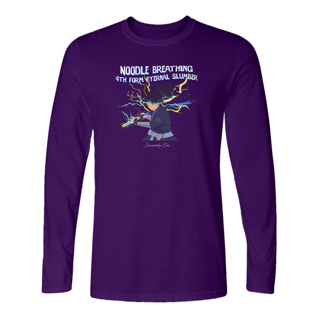 Noodle Breathing 4th Form: Eternal Slumber Purple Long Sleeved Shirt