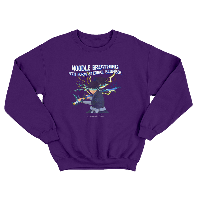 Noodle Breathing 4th Form: Eternal Slumber Purple Sweatshirt
