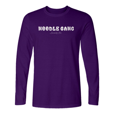 Noodle Gang Purple Long Sleeved Shirt