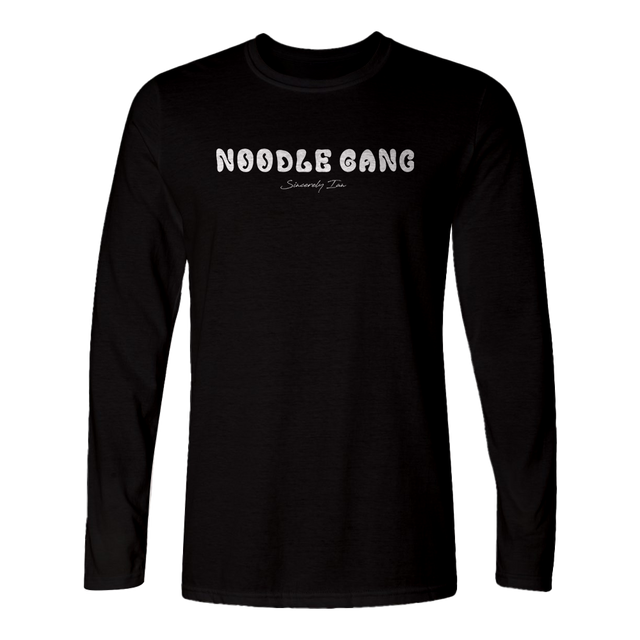 Noodle Gang Black Long Sleeved Shirt