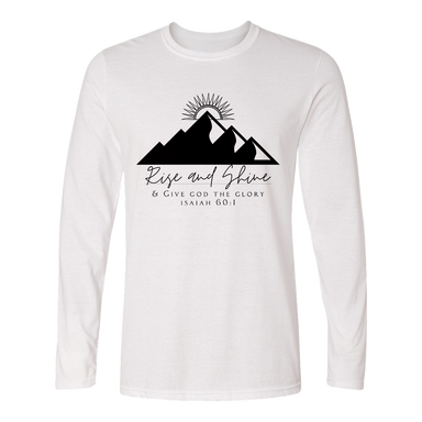 Rise and Shine White Long Sleeved Shirt