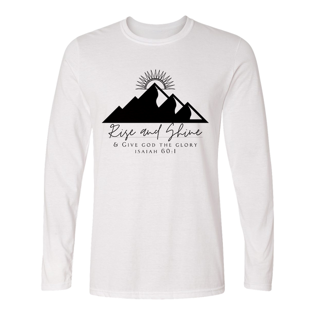 Rise and Shine White Long Sleeved Shirt