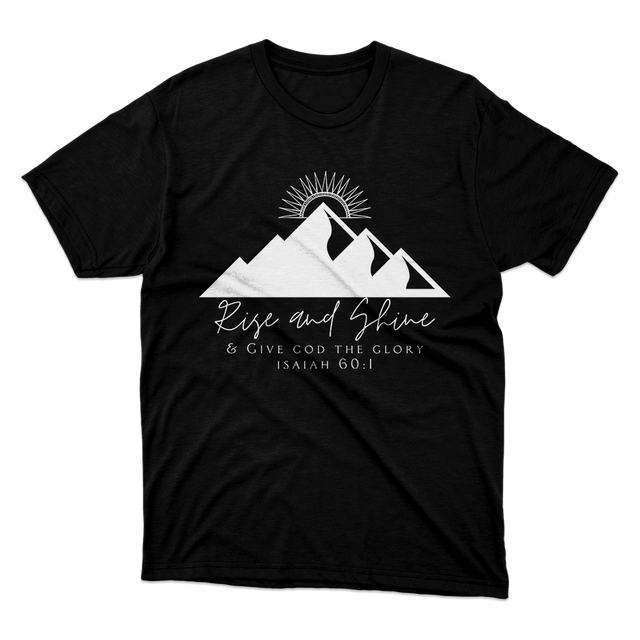 Rise and Shine Black T-Shirt