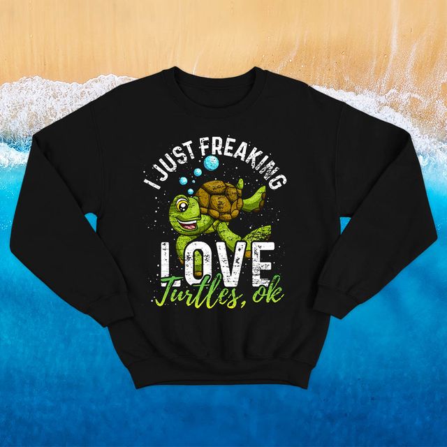 Skip The Straw Save The Turtles White Sweatshirt | Fan Made Fits