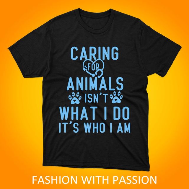 Veterinarian Black Animals T-Shirt