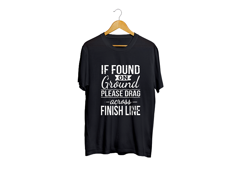 United Runners Club Black Found T-Shirt image 1