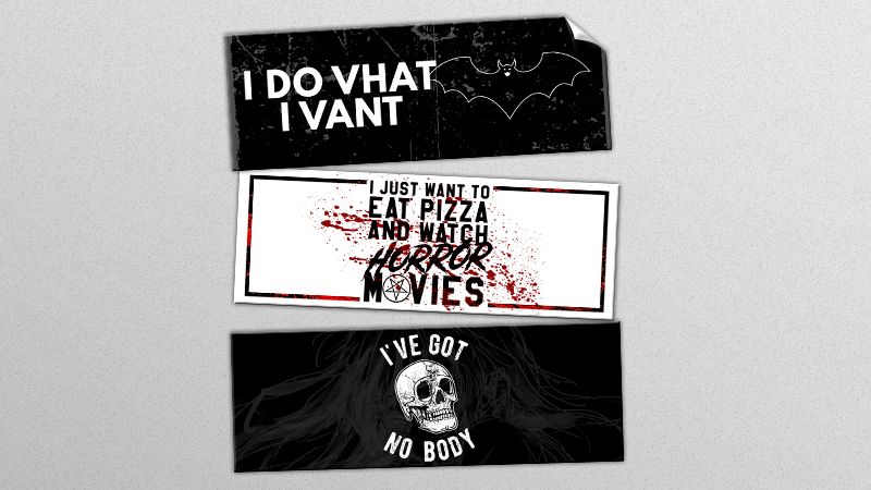 Horror Fans United Sticker Pack image 1