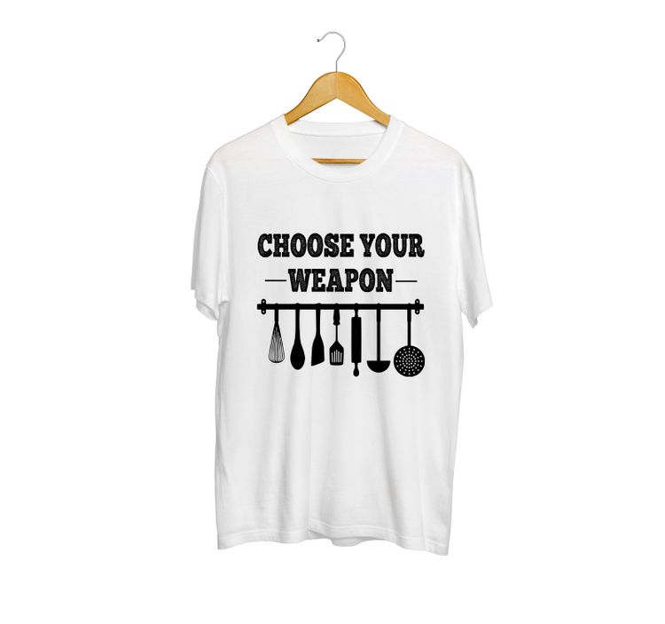 We Heart Cooking White Choose T-Shirt image 1