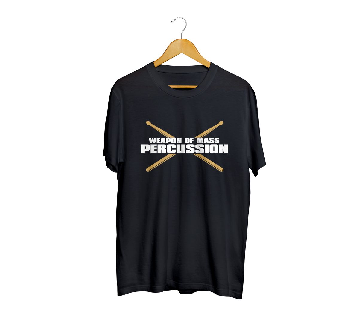 Proud Drummers Forever Black Percussion T-Shirt image 1
