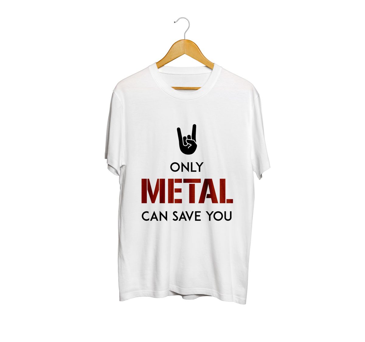 Metalheads Hub White Metal T-Shirt image 1