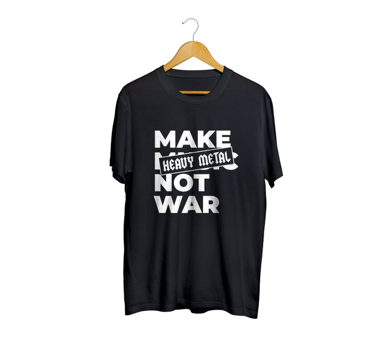 Metalheads Hub Black War T-Shirt image 1
