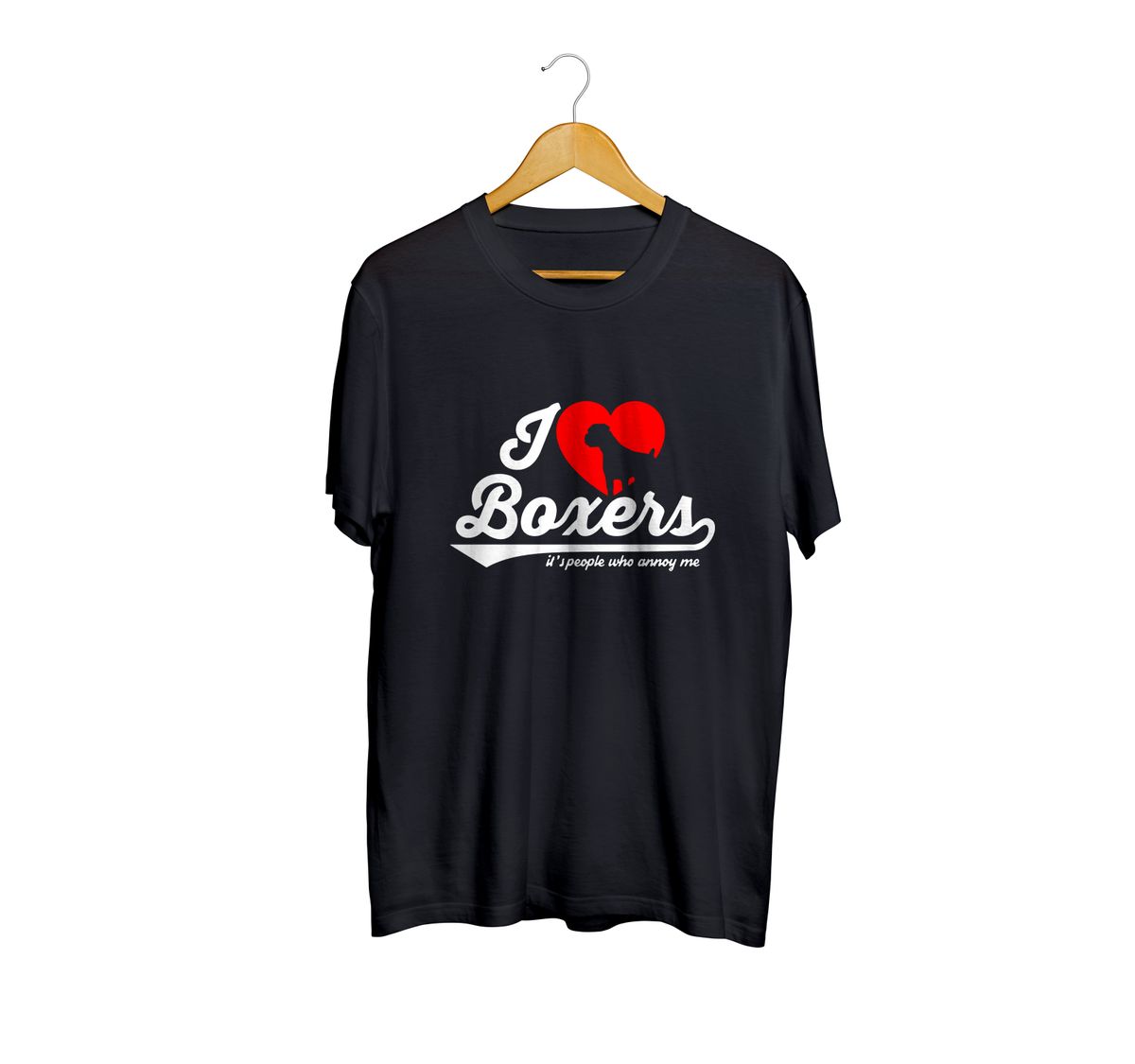 We Luv Boxers Black Exclusive T-Shirt image 1