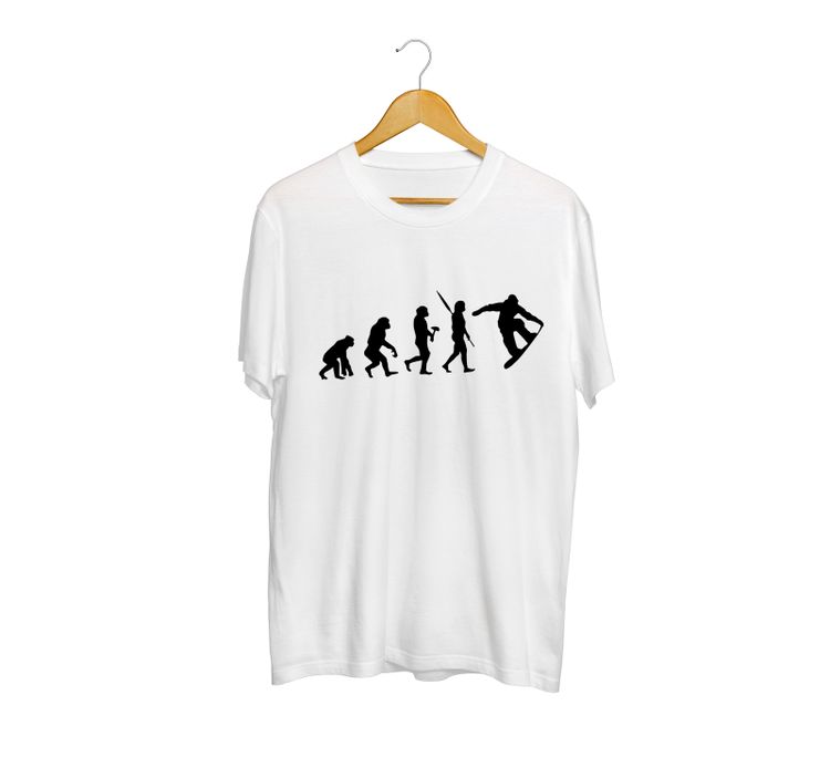 Alpine Snowboarding Club White Evolution T-Shirt image 1