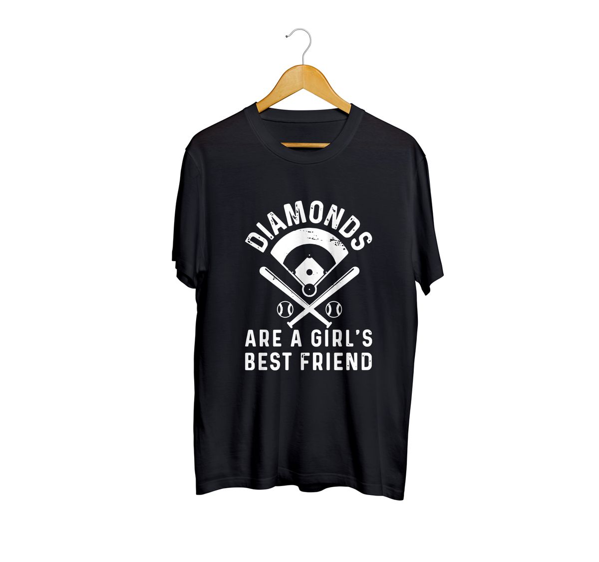We Heart Softball Black Diamonds T-Shirt image 1