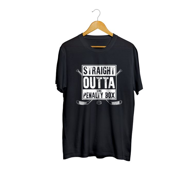 United Hockey Club Black Straight T-Shirt image 1